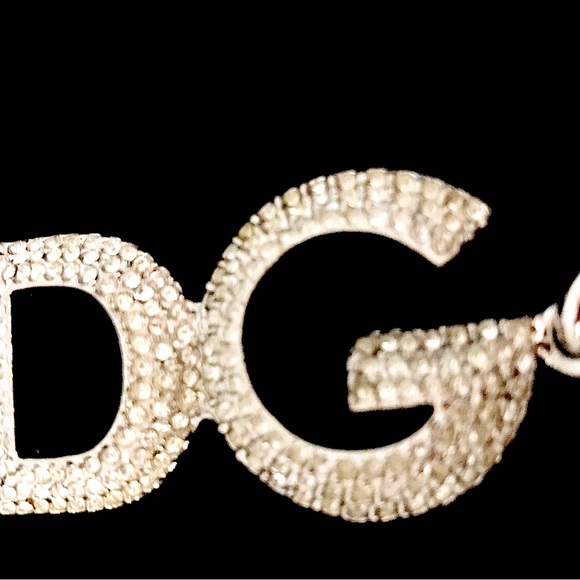 Dolce & Gabbana | Swarovski Crystal Chain Link Silver Belt Vintage (Authentic) - Picture 3 of 8